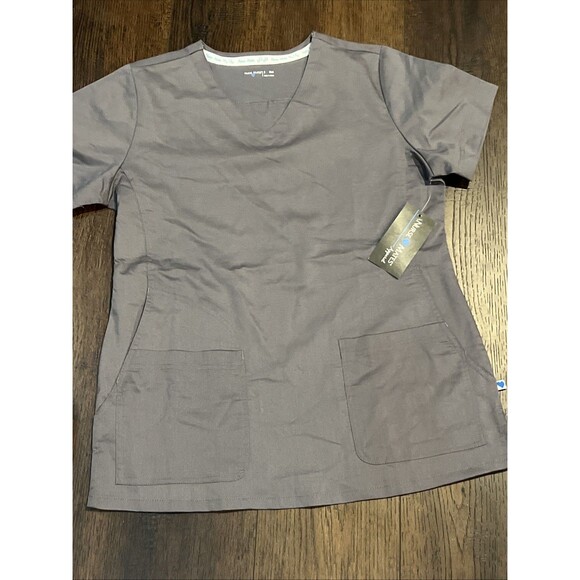 Lot Of Medical Nursing Scrubs Tops Women’s Size Small Some New With Tags Variety - Picture 6 of 12